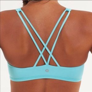 Lululemon Free To Be Bra, Angel Blue, Size 6